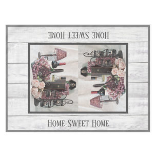 Wine, Grapes, wood, Planks, Country, Farmhouse Tablecloth