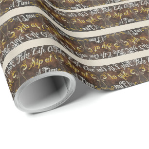 Wine Graphic Humor Wrapping Paper