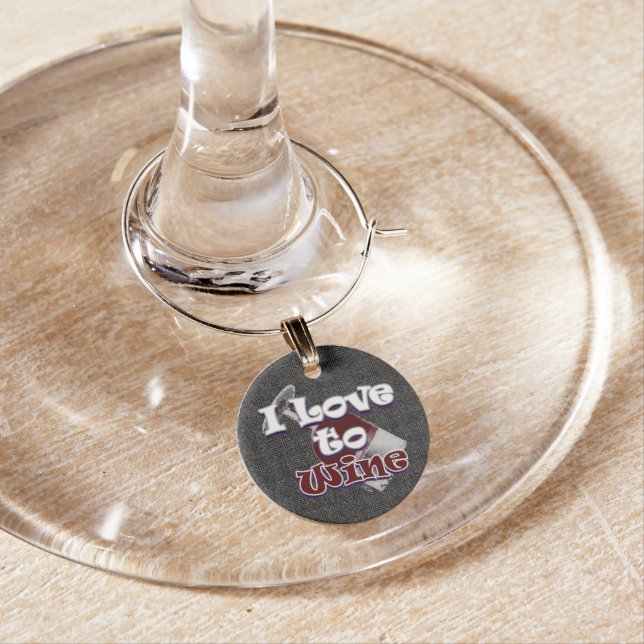 Wine GRAPHICS HUMOR Charm (In Situ)
