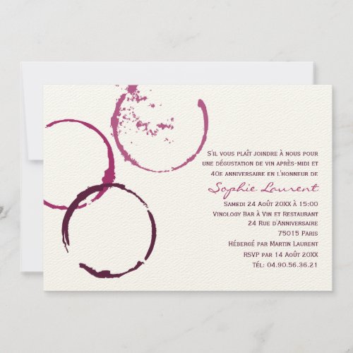 Wine Guided Holiday Invitation