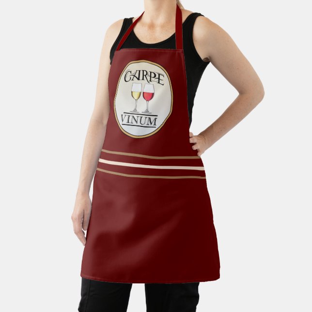 WINE Humor All-Over Print Apron (Insitu)
