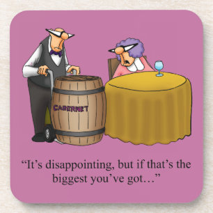  Wine Humor Coaster Set