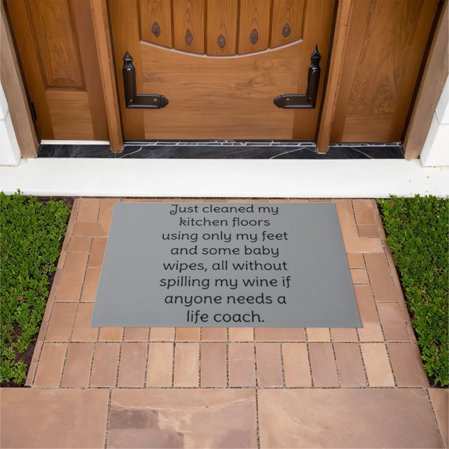 Wine Humor  Doormat (Outdoor)