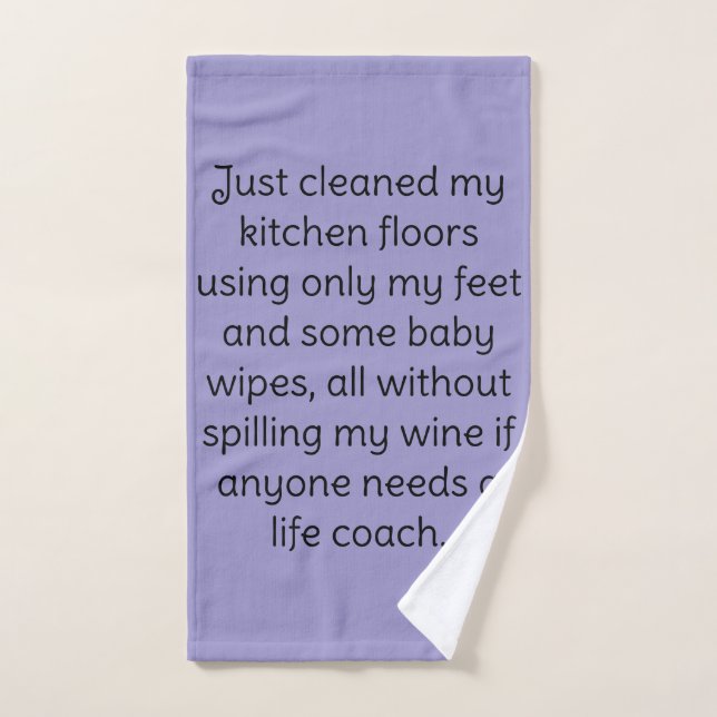 Wine Humor  Hand Towel (Hand Towel)