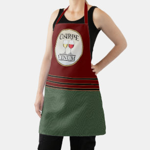 WINE Humor Seize the Wine All-Over Print Apron