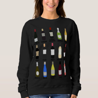Wine Identification Guide For Wine Sweatshirt