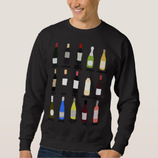 Wine Identification Guide For Wine Sweatshirt