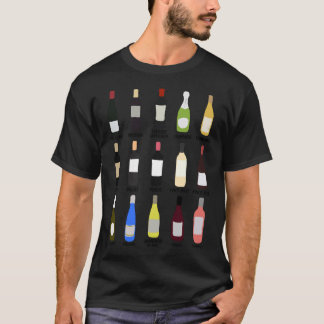 Wine Identification Guide For Wine T-Shirt