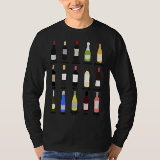 Wine Identification Guide For Wine T-Shirt