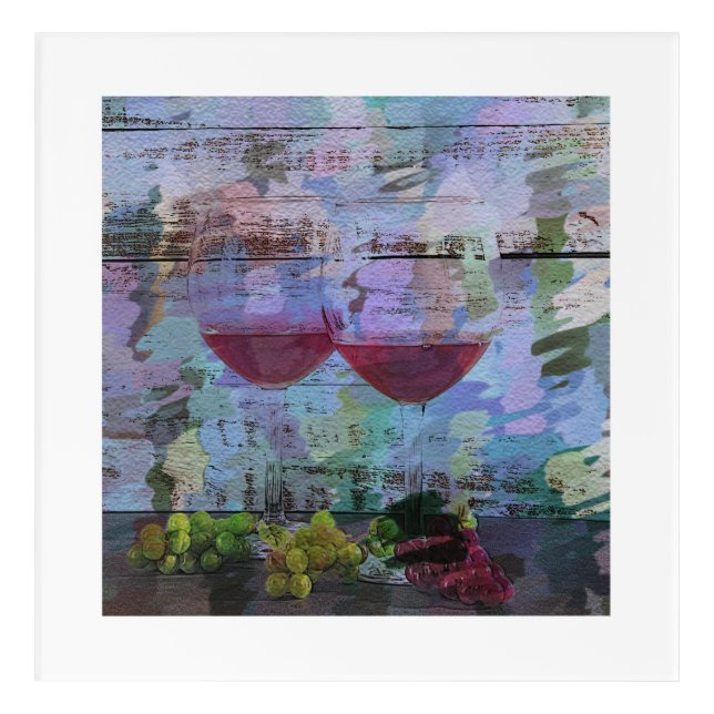 Wine Impressions Acrylic Wall Art (Front)