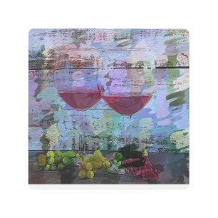 Wine Impressions Digital Metal Wall Art
