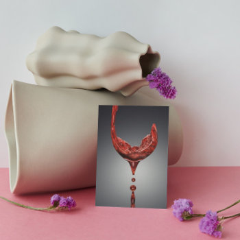 Wine Invitation Card by istanbuldesign at Zazzle