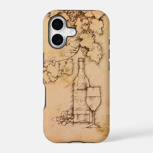 Wine Iphone Case (Back)