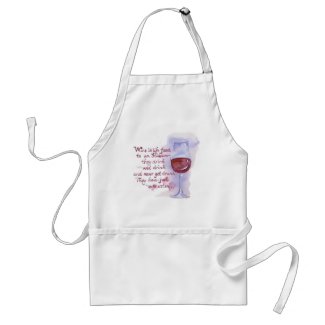 Wine is Like Food - Apron