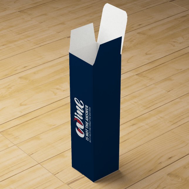 Wine is not the answer box (Opened)
