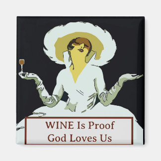 Wine Is Proof, edit text Magnet