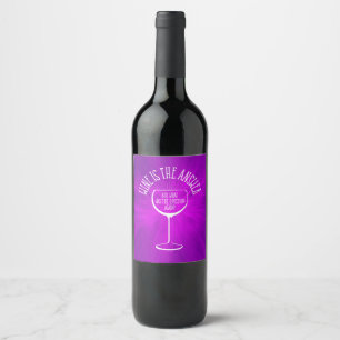 Wine Is The Answer Wine Label