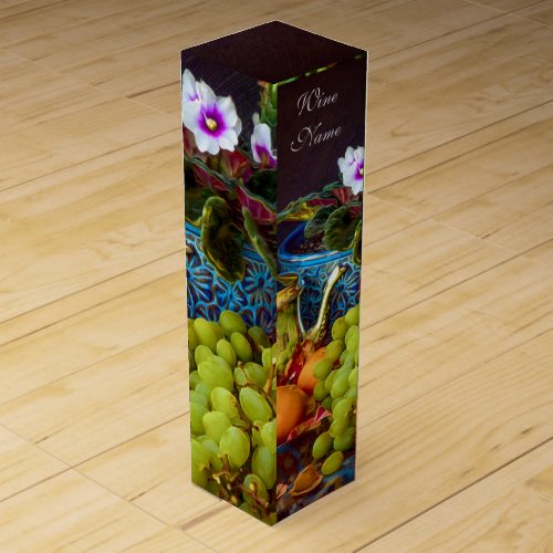 Wine label wine box