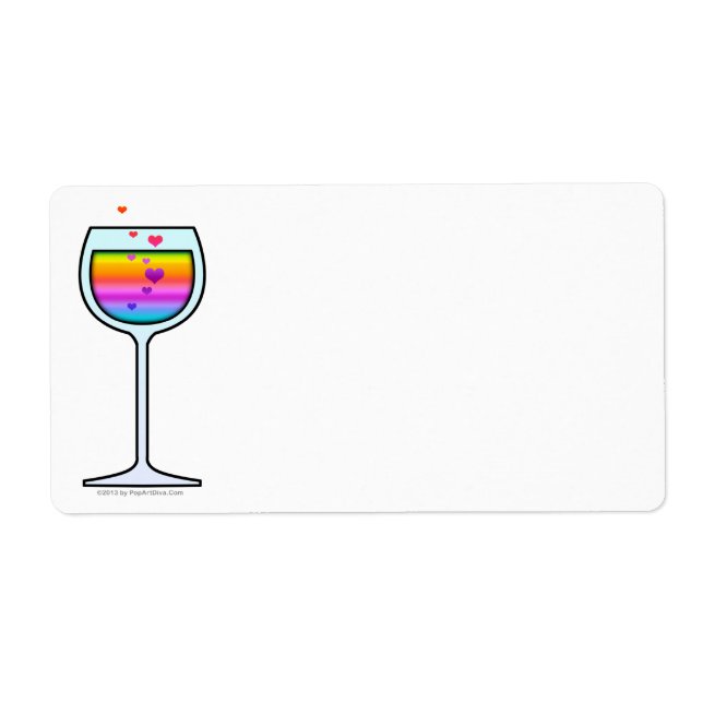WINE LABELS, PERSONALIZABLE LABEL (Front)