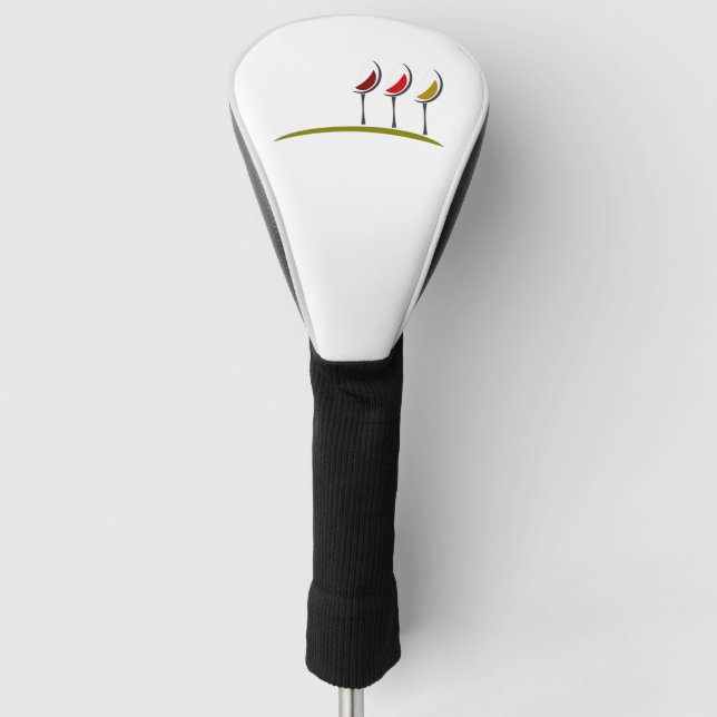 Wine Logo Golf Head Cover (Front)