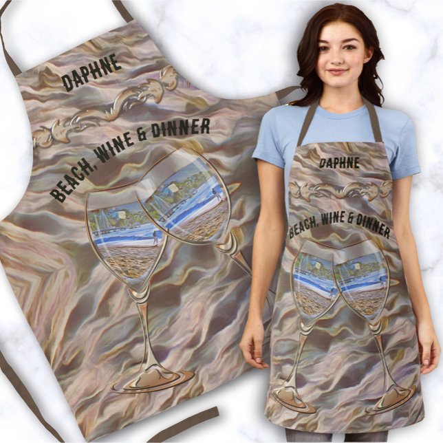 Wine & Los Muertos Beach 786 Apron (Creator Uploaded)