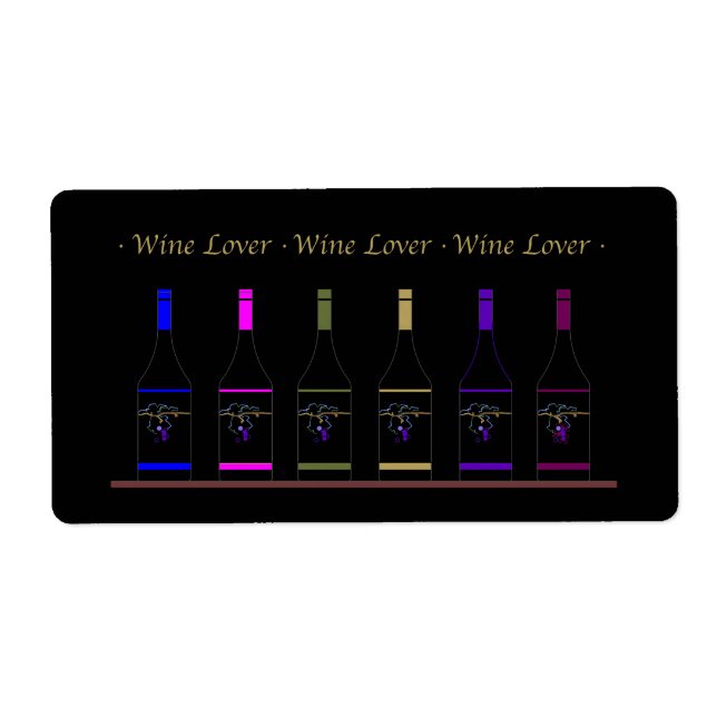 WINE LOVER_6 BOTTLES LABEL (Front)