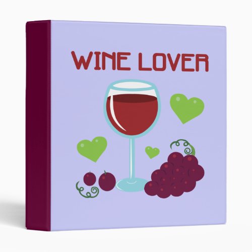 Wine Lover Binder