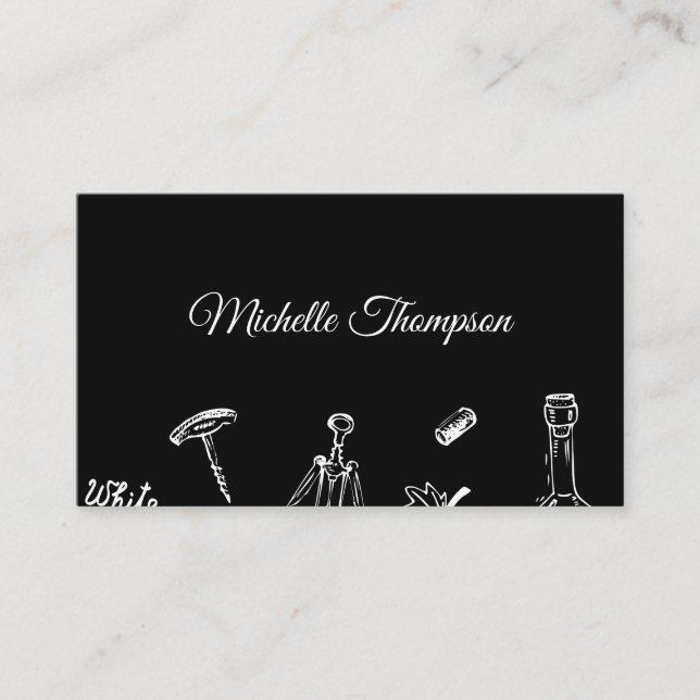 Wine Lover Business Card (Front)