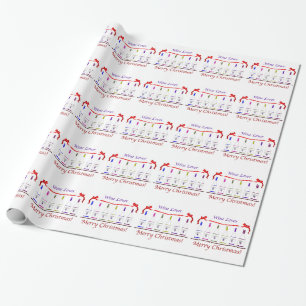 WINE LOVER CHRISTMAS WRAPPING PAPER_1 WRAPPING PAPER