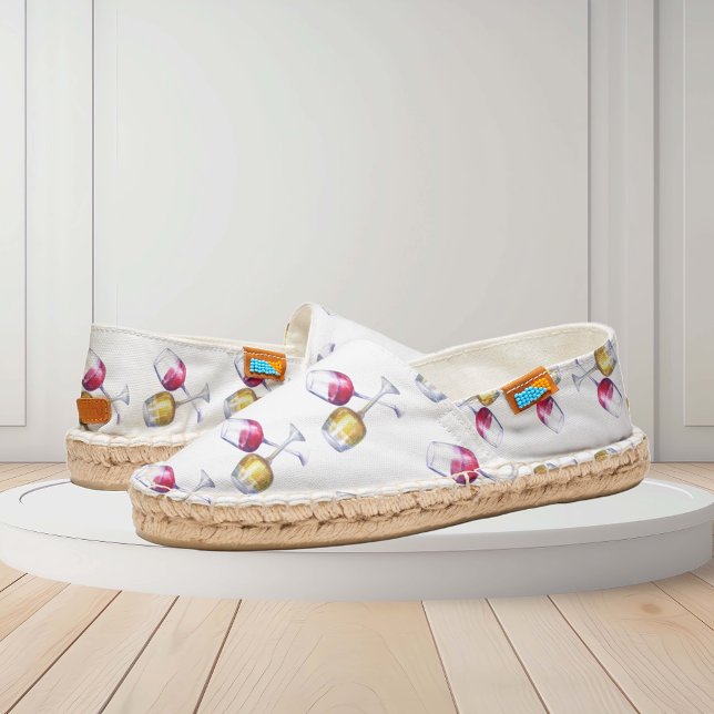 Wine Lover Glasses Red White Espadrilles (Creator Uploaded)
