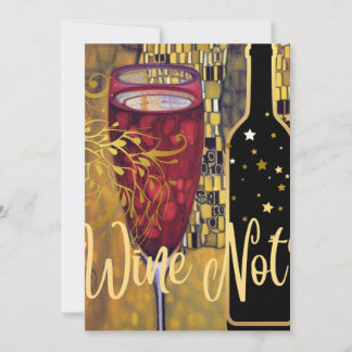 Wine Lover Holiday Card