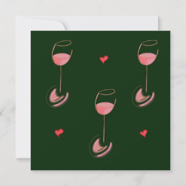 Wine lover invitation (Front)