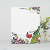 Wine Lover Letterhead (Standing Front)