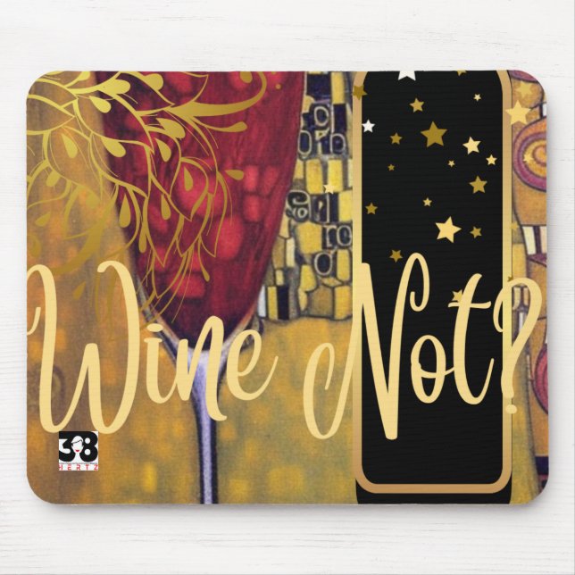 Wine Lover Mouse Pad (Front)