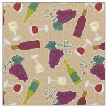 Wine Lover Pattern Fabric