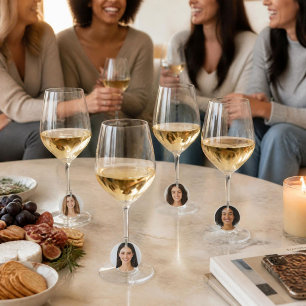 Wine Lover Personalized Photo Charm