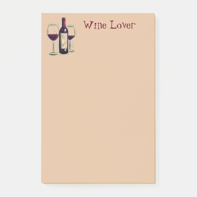 Wine Lover Post-it-Notes Post-it Notes (Front)