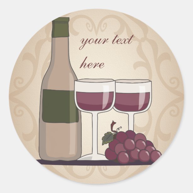 Wine Stickers - 100% Satisfaction Guaranteed | Zazzle