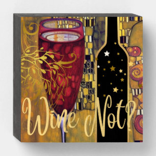 Wine Lover Wooden Box Sign