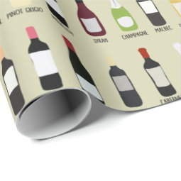 Wine Lovers Bottles With Names Patterned Wrapping Paper R4cae36d57b40433f9ee2c4b83e022f62 Zkeht 8byvr 255 