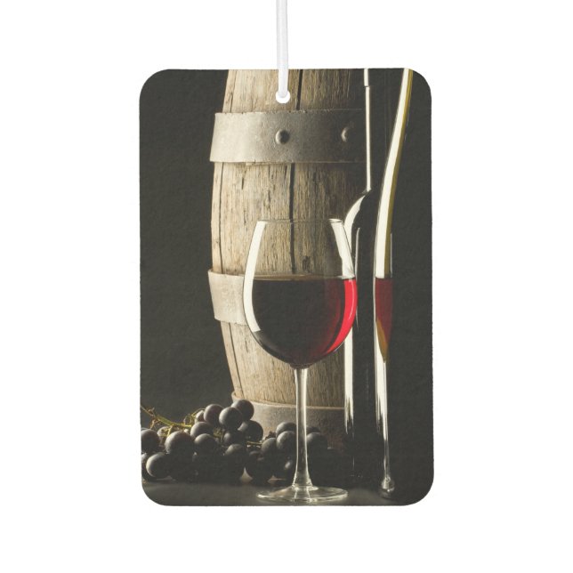 Wine Lovers' car air freshner Car Air Freshener (Front)