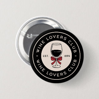 Wine lovers club squad button