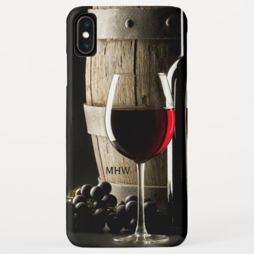 Wine Lovers custom monogram phone cases