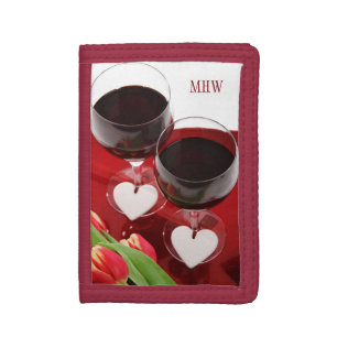 Wine Lovers' custom monogram wallets