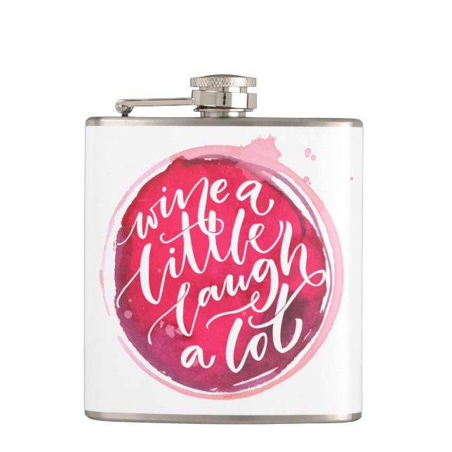 Wine Lovers Flask (Front)