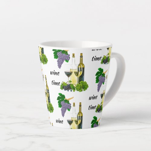 Wine Lovers Housewarming Gift Idea  Latte Mug