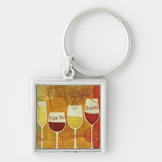 Wine Lovers Keychain (Front)