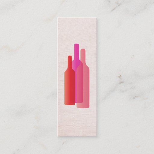 Customizable Wine Lover's Mini Business Card