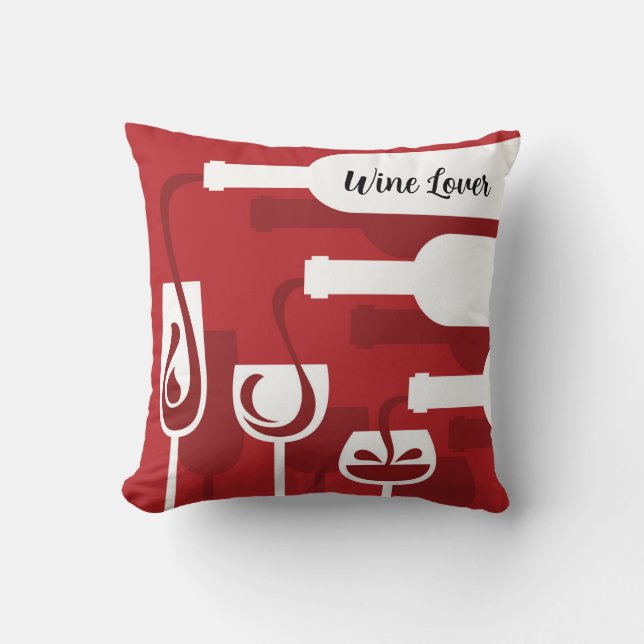 Wine Lovers Pillow (Front)
