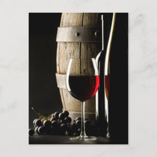 Wine Lover's postcard